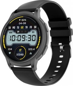 Smartwatch Hagen Smartwatch  męski Hagen HC76.14.534 czarny pasek 1