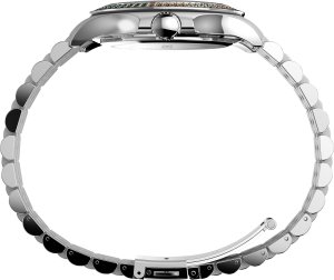 Zegarek Timex Zegarek damski Timex TW2W33000 CYRKONIE srebrny 4