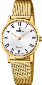 Zegarek Festina Zegarek damski Festina F20023-4 złoty 1