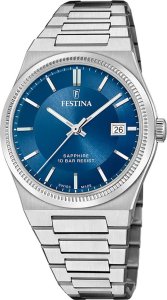 Zegarek Festina Zegarek męski Festina F20034-2 srebrny 1