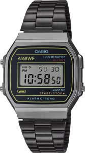 Casio Vintage Zegarek dla dzieci Casio A168WEHB-1AEF czarny 1