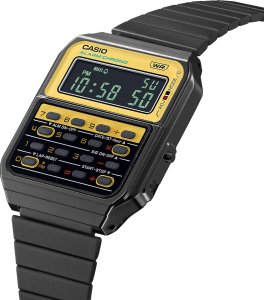 Zegarek Casio Vintage Zegarek męski Casio CA-500WEGG-9BEF czarny 5