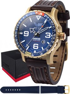 Zegarek Vostok Europe Zegarek męski Vostok Europe YN55-597B730 brązowy 1