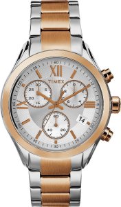 Zegarek Timex Zegarek damski Timex TW2P93800 srebrny 1