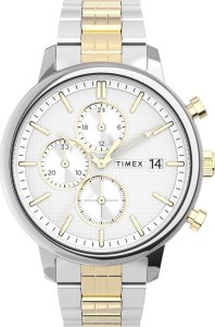 Zegarek Timex Zegarek męski Timex TW2V01800 srebrny 1