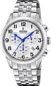 Zegarek Festina Zegarek męski Festina F20040-1 srebrny 1