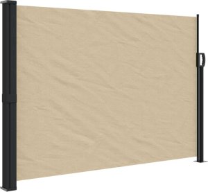 vidaXL Zwijana markiza boczna, beżowa, 140x500 cm 2