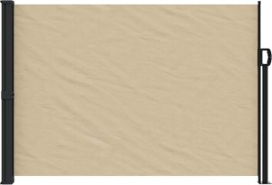 vidaXL Zwijana markiza boczna, beżowa, 140x500 cm 3