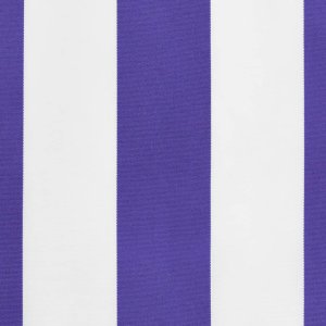 vidaXL Lambrekin do markizy, niebiesko-białe paski, 3 m 5