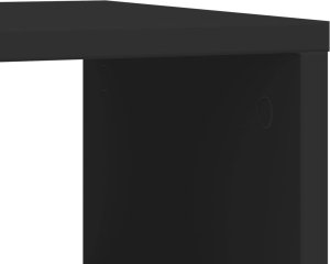 vidaXL Stolik boczny na kółkach, czarny, 50x30x55 cm 8