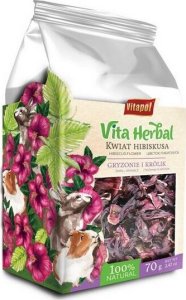 Vitapol Vitapol Przysmak Dla Gryzoni Królika Hibiskus 70g 1