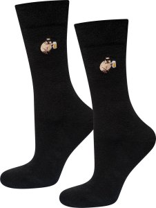 Soxo Męskie Skarpetki kolorowe SOXO kapibara z piwem - 2 pary 4045 4