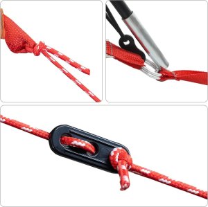 Namiot turystyczny vidaXL Namiot rodzinny tipi, 8-os., niebieski, wodoszczelny 11