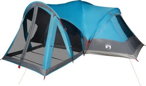 Namiot turystyczny vidaXL Namiot rodzinny tipi, 8-os., niebieski, wodoszczelny 4