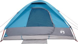 Namiot turystyczny vidaXL Namiot turystyczny, kopułowy, 4-os., niebieski, wodoszczelny 6