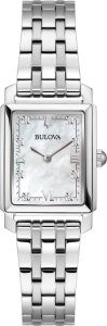 Zegarek Bulova Zegarek damski Bulova 96P244 srebrny 1