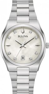 Zegarek Bulova Zegarek damski Bulova 96P218 srebrny 1