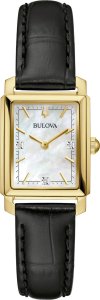 Zegarek Bulova Zegarek damski Bulova 97P166 czarny 1