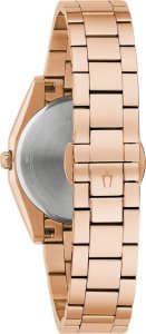 Zegarek Bulova Zegarek damski Bulova 97P156 CYRKONIE różowe złoto 4