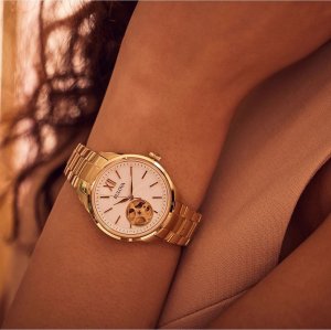 Zegarek Bulova Zegarek damski Bulova 97L172 złoty 5