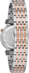 Zegarek Bulova Zegarek damski Bulova 98P192 srebrny 4