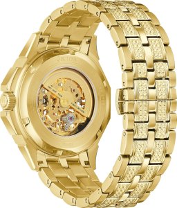 Zegarek Bulova Zegarek męski Bulova 98A292 CYRKONIE złoty 4