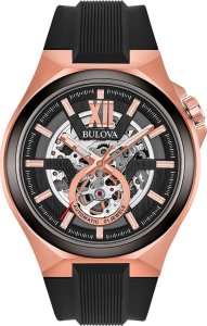 Zegarek Bulova Zegarek męski Bulova 98A177 czarny 1