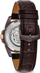 Zegarek Bulova Zegarek męski Bulova 98A165 brązowy 4