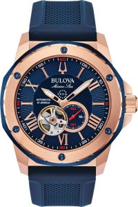 Zegarek Bulova Zegarek męski Bulova 98A227 niebieski 1