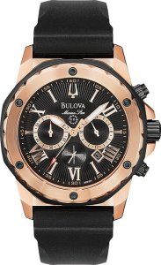 Zegarek Bulova Zegarek męski Bulova 98B104 czarny 1