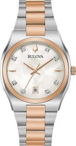 Zegarek Bulova Zegarek damski Bulova 98P199 srebrny 1