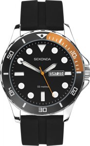 Zegarek Sekonda Zegarek męski Sekonda 30118 czarny 1