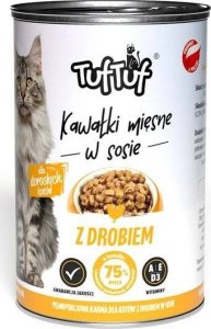 BULT TUF TUF Karma dla kota Kawałki Mięsne z Drobiem 415g 1