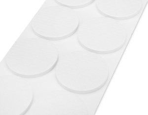 Topex Podkładki filcowe i piankowe EVA samoprzylepne, białe, 125 szt. 4