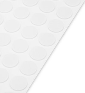 Topex Podkładki filcowe i piankowe EVA samoprzylepne, białe, 125 szt. 7