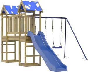 vidaXL Plac zabaw do ogrodu, impregnowane drewno sosnowe 2