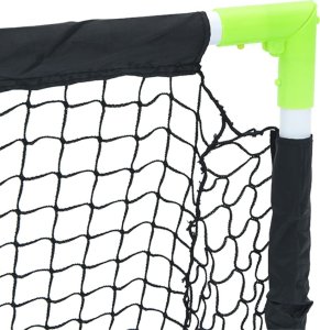 vidaXL Składana bramka do piłki nożnej dla dzieci, czarny, 90x64x64 cm 9