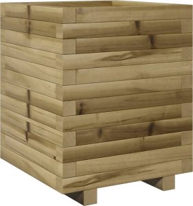 vidaXL Donica ogrodowa, 40x40x49,5 cm, impregnowane drewno sosnowe 2