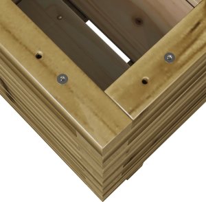 vidaXL Donica ogrodowa, 40x40x49,5 cm, impregnowane drewno sosnowe 8