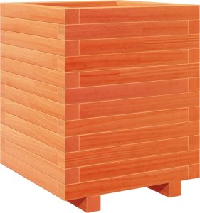 vidaXL Donica ogrodowa, woskowy brąz, 40x40x49,5 cm, drewno sosnowe 2