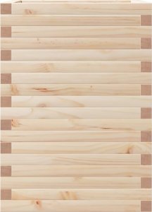 vidaXL Donica ogrodowa, 50x50x68,5 cm, lite drewno sosnowe 6