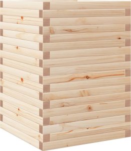 vidaXL Donica ogrodowa, 50x50x68,5 cm, lite drewno sosnowe 7