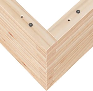 vidaXL Donica ogrodowa, 50x50x68,5 cm, lite drewno sosnowe 8