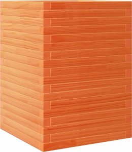 vidaXL Donica ogrodowa, woskowy brąz, 50x50x68,5 cm, drewno sosnowe 2