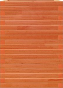 vidaXL Donica ogrodowa, woskowy brąz, 50x50x68,5 cm, drewno sosnowe 6