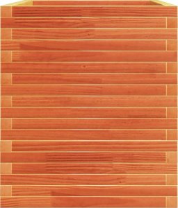 Skrzynia ogrodowa vidaXL Donica ogrodowa, woskowy brąz, 110x60x72 cm, drewno sosnowe 6