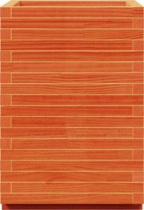 vidaXL Donica ogrodowa, woskowy brąz, 50x50x72,5 cm, drewno sosnowe 6