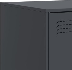 vidaXL Szafka pod telewizor, antracytowa, 67x39x44 cm, stalowa 10