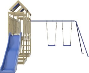 vidaXL Plac zabaw do ogrodu, impregnowane drewno sosnowe 3