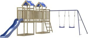 vidaXL Plac zabaw do ogrodu, impregnowane drewno sosnowe 4